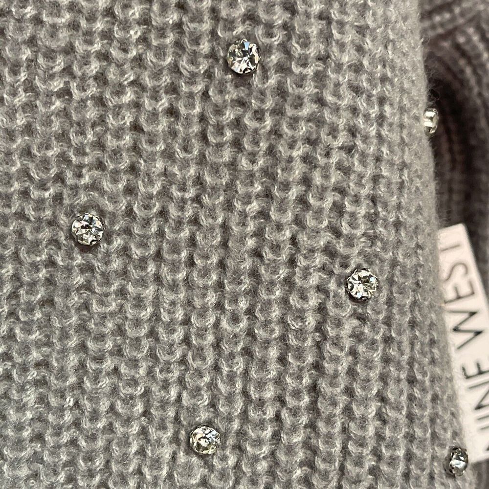 Nine West Sweater Womens L Gray Pulliver - Picture 5 of 6